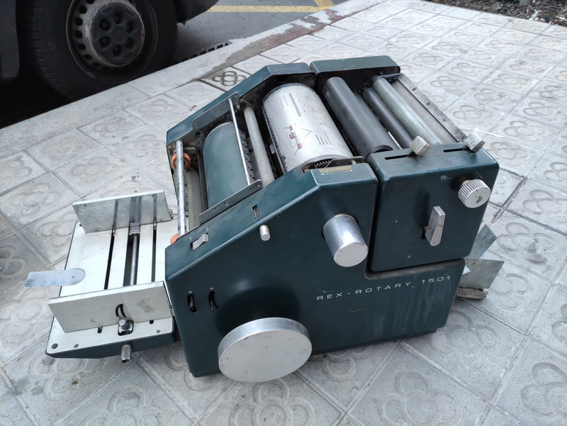 multicopista rexrotary 150 imprenta metal 47x90x54 1u